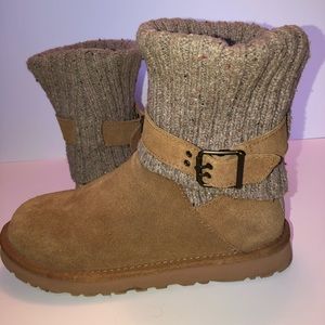 Uggs Boots with Folded Sweater and Buckle
